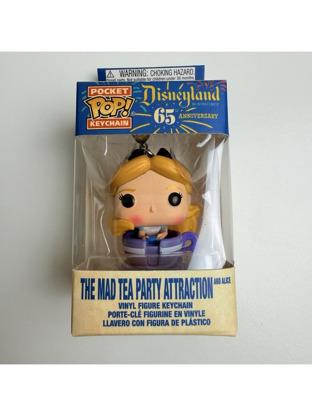 Funko Pocket Pop Alice Mad Tea Party Disneyland 65th Anniversary